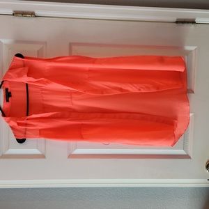 Medium Coral sheer shirt